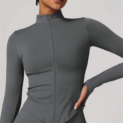 Pro Basics: Ribbed Full Zip Sports Jacket