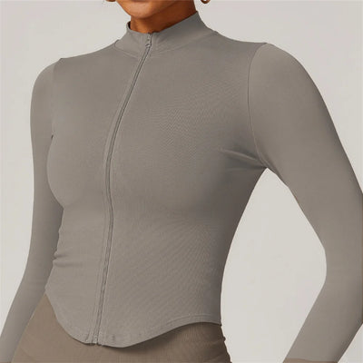 Pro Basics: Ribbed Full Zip Sports Jacket